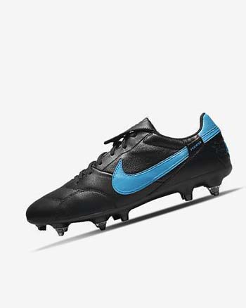 Nike The Premier 3 SG-PRO Anti-Clog Traction Negros Negros Azules | MX 4550